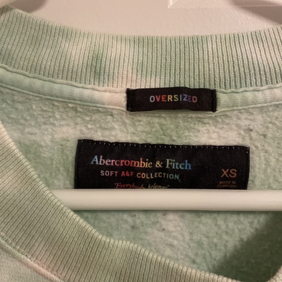 Abercrombie Pride Tie-Dye Oversized Crew Sweatshirt - Picture 2 of 4